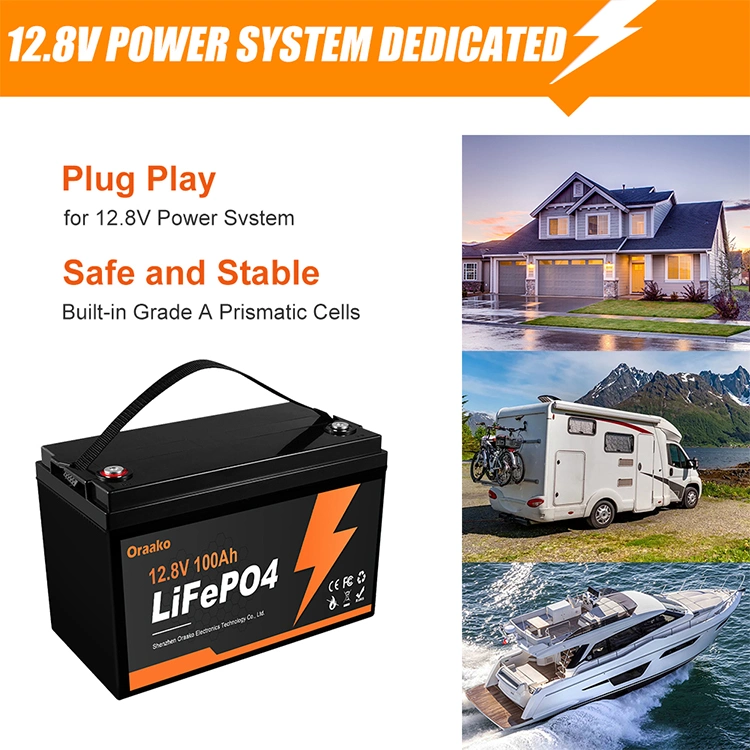 100ah LiFePO4 Battery 24V 200ah Energy Storage Battery Lead Acid Replacement 24V